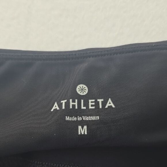 Athleta -1413 Stellar Pants Black #870815 *Altered-Trimmed Hem* Size Medium - Picture 4 of 12